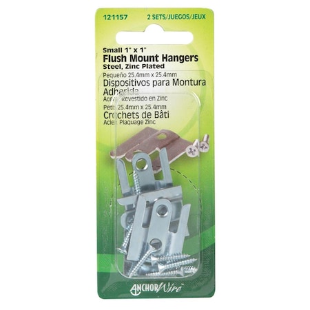 Aceds 1 x 1 in. Flush Mount Hangers, 10PK 5329941